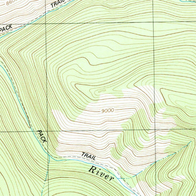 United States Geological Survey Piney Peak, CO (1980, 24000-Scale) digital map