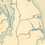 United States Geological Survey Piney Point, MD-VA (1892, 62500-Scale) digital map