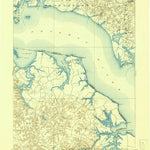 United States Geological Survey Piney Point, MD-VA (1901, 62500-Scale) digital map
