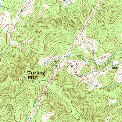 United States Geological Survey Piney River, VA (1963, 24000-Scale) digital map