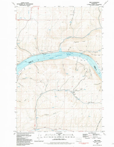 United States Geological Survey Ping, WA (1981, 24000-Scale) digital map