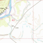 United States Geological Survey Pingree, ID (1955, 24000-Scale) digital map