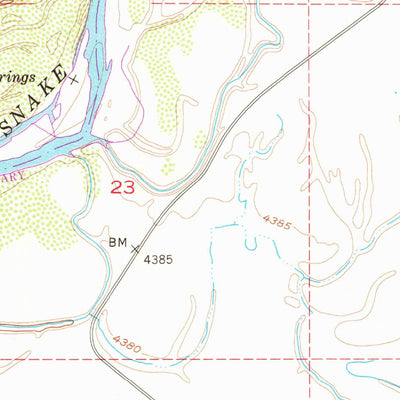 United States Geological Survey Pingree, ID (1955, 24000-Scale) digital map
