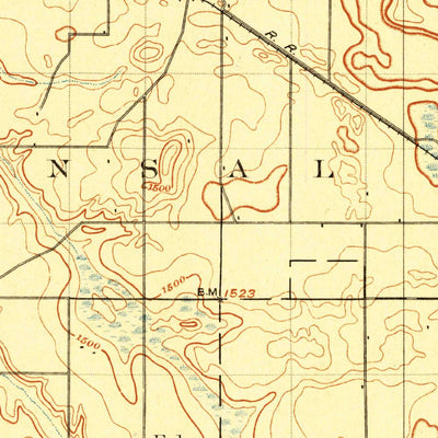 United States Geological Survey Pingree, ND (1900, 125000-Scale) digital map