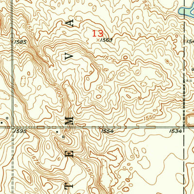 United States Geological Survey Pingree, ND (1951, 24000-Scale) digital map