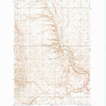 United States Geological Survey Pingree SW, ND (1952, 24000-Scale) digital map