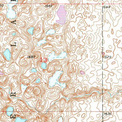 United States Geological Survey Pingree SW, ND (1952, 24000-Scale) digital map