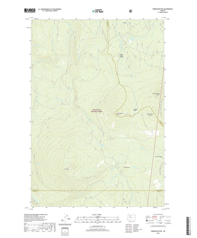 United States Geological Survey Pinhead Buttes, OR (2020, 24000-Scale) digital map
