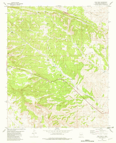 United States Geological Survey Pink Peak, NM (1982, 24000-Scale) digital map