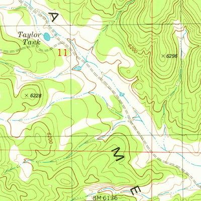 United States Geological Survey Pink Peak, NM (1982, 24000-Scale) digital map