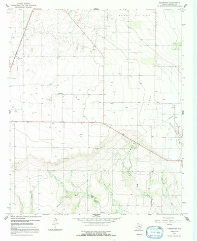 United States Geological Survey Pinkerton, TX (1966, 24000-Scale) digital map