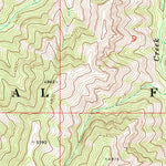United States Geological Survey Pinkham Butte, WA (1971, 24000-Scale) digital map