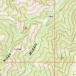 United States Geological Survey Pinkham Butte, WA (1971, 24000-Scale) digital map