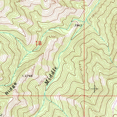 United States Geological Survey Pinkham Butte, WA (1971, 24000-Scale) digital map