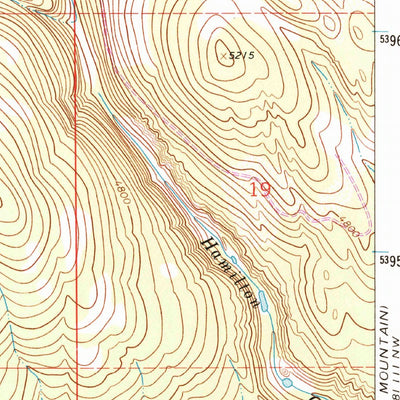 United States Geological Survey Pinkham Mountain, MT (1963, 24000-Scale) digital map