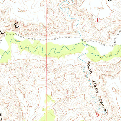 United States Geological Survey Pinnacle Canyon, UT (1968, 24000-Scale) digital map