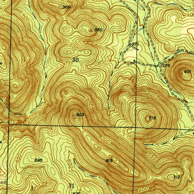 United States Geological Survey Pinnacle Mountain, AR (1943, 31680-Scale) digital map