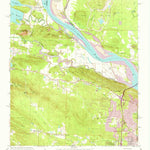 United States Geological Survey Pinnacle Mountain, AR (1961, 24000-Scale) digital map