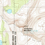 United States Geological Survey Pinnacle Mountain, MT (1986, 24000-Scale) digital map