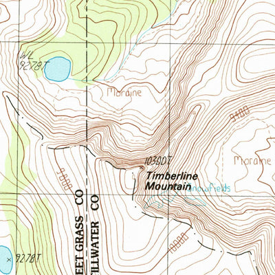 United States Geological Survey Pinnacle Mountain, MT (1986, 24000-Scale) digital map