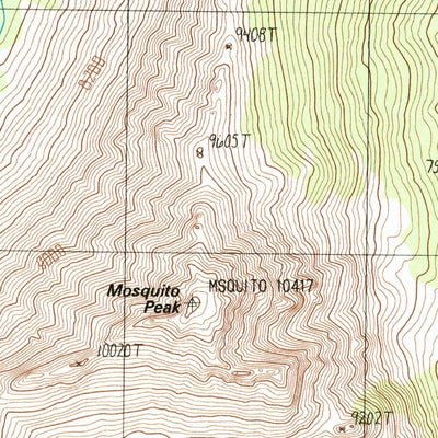 United States Geological Survey Pinnacle Mountain, MT (1986, 24000-Scale) digital map