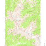 United States Geological Survey Pinnacle Mountain, WY (1970, 24000-Scale) digital map