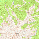 United States Geological Survey Pinnacle Mountain, WY (1970, 24000-Scale) digital map