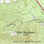 United States Geological Survey Pinnacle, NC (1964, 24000-Scale) digital map