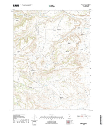 United States Geological Survey Pinnacle Peak, UT (2020, 24000-Scale) digital map