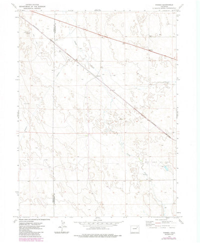 United States Geological Survey Pinneo, CO (1973, 24000-Scale) digital map