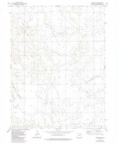 United States Geological Survey Pinneo SE, CO (1973, 24000-Scale) digital map