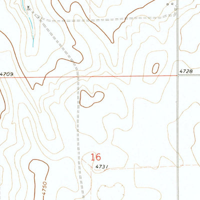 United States Geological Survey Pinneo SE, CO (1973, 24000-Scale) digital map
