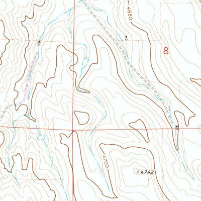 United States Geological Survey Pinneo SE, CO (1973, 24000-Scale) digital map
