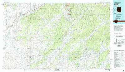 United States Geological Survey Pinon, AZ (1983, 100000-Scale) digital map