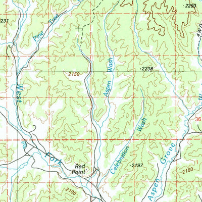 United States Geological Survey Pinon, AZ (1983, 100000-Scale) digital map