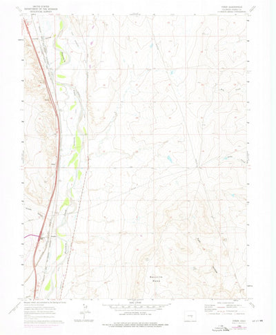 United States Geological Survey Pinon, CO (1960, 24000-Scale) digital map