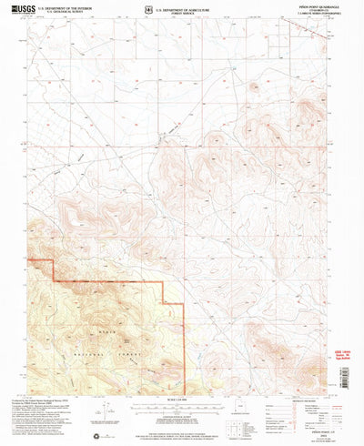 United States Geological Survey Pinon Point, UT (2002, 24000-Scale) digital map