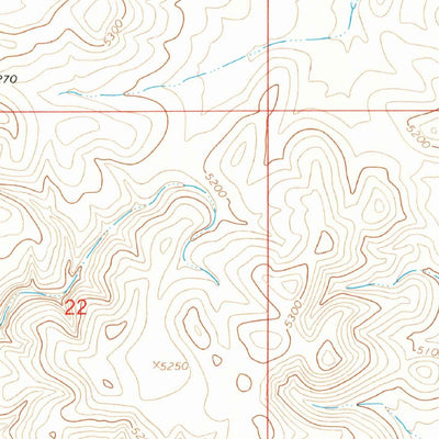 United States Geological Survey Pinon Ranch, NM (1965, 24000-Scale) digital map