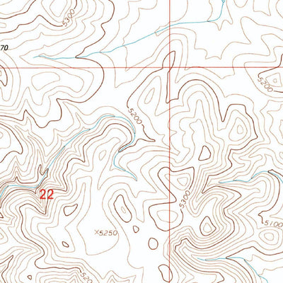 United States Geological Survey Pinon Ranch, NM (2001, 24000-Scale) digital map