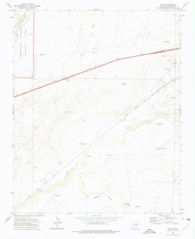 United States Geological Survey Pinta, AZ (1972, 24000-Scale) digital map
