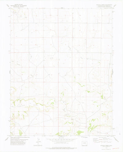 United States Geological Survey Pintada Creek, CO (1978, 24000-Scale) digital map