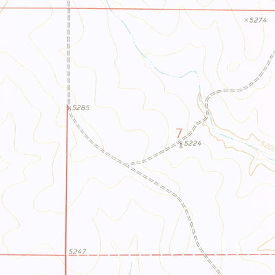 United States Geological Survey Pintada Creek, CO (1978, 24000-Scale) digital map
