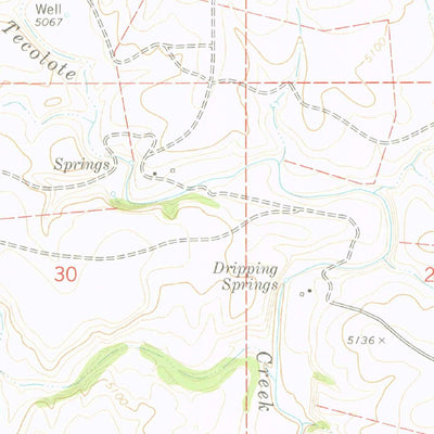 United States Geological Survey Pintada Creek, CO (1978, 24000-Scale) digital map