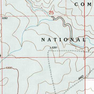United States Geological Survey Pintada Creek, CO (1996, 24000-Scale) digital map