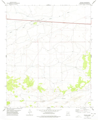 United States Geological Survey Pintada, NM (1978, 24000-Scale) digital map