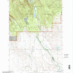 United States Geological Survey Pintler Lake, MT (1997, 24000-Scale) digital map