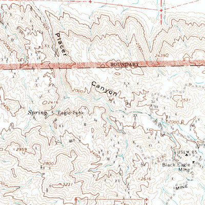 United States Geological Survey Pinto Basin, CA (1963, 62500-Scale) digital map