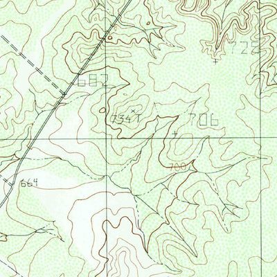 United States Geological Survey Pinto Creek, TX (1982, 24000-Scale) digital map