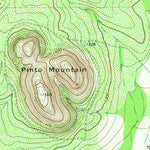 United States Geological Survey Pinto Mountain, TX (1974, 24000-Scale) digital map
