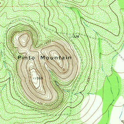 United States Geological Survey Pinto Mountain, TX (1974, 24000-Scale) digital map